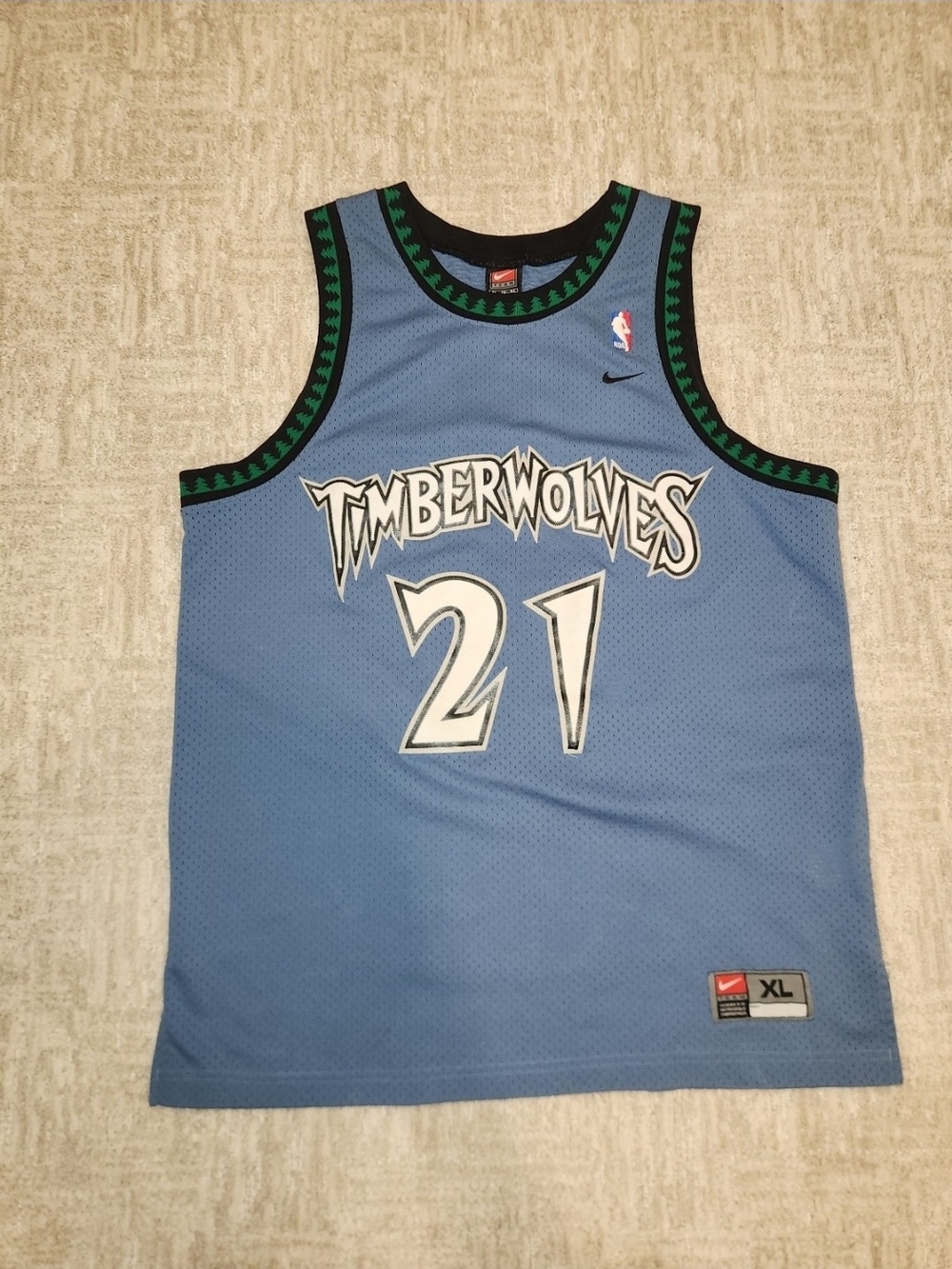 Kevin Garrnett Minnesota Timberwolves Nike Team Apparel Men's Size Xtra Large